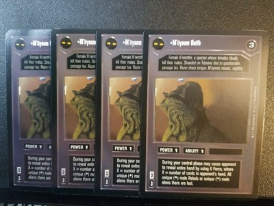 4x 4 X4 M Iiyoom Onith Star Wars Decipher Ccg Premiere Dark Nm See Pics Playset Ebay
