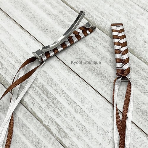 2 Ribbon Barrettes - braided, hair accessory, girl, 80's, quantity discount - Picture 24 of 65