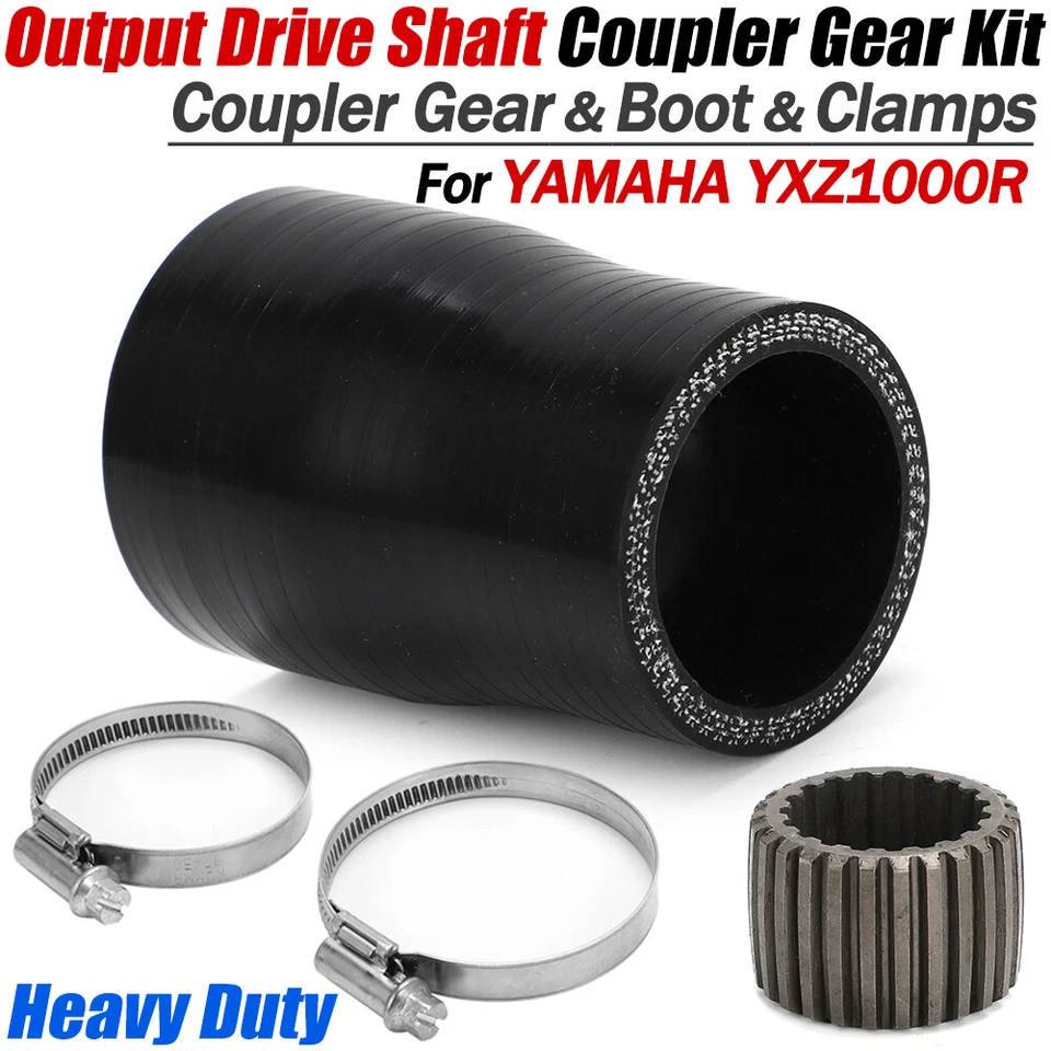 For Yamaha YXZ1000R 2016-2022 Output Drive Shaft Coupler Gear w/ Boot Heavy Duty - Image 2 of 4