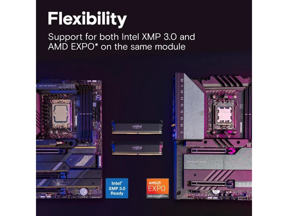 Crucial Pro Overclocking 32GB (2 x 16GB) DDR5 6400 (PC5 51200) Desktop Memory Mo - Image 4 of 4