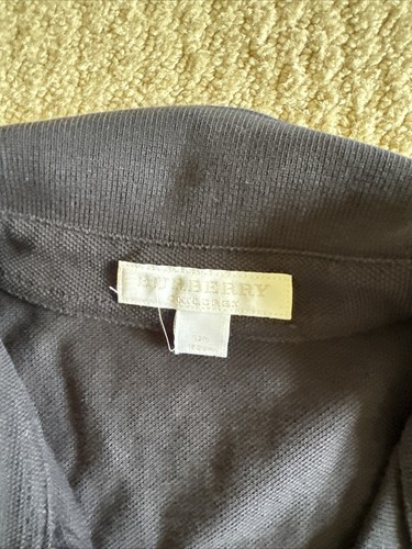 Burberry Boys Polo Shirt Black 12 Years - Picture 7 of 8