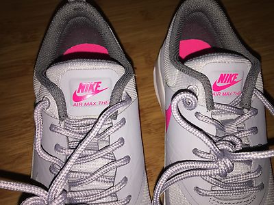New Girl's Nike pink and gray sneakers