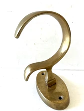 Vintage or Antique All Brass Federal Style Jamb Hook Fireplace Tool