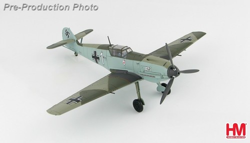 BF 109E LUFTWAFFE WHITE 1 OTTO BERTRAM, MAY 1940 - HOBBY MASTER HA8705 1/48 - Picture 3 of 7