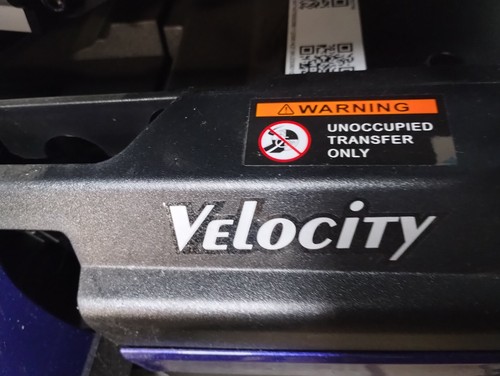 New Merit P325 Velocity Power Wheelchair Blue with vehicle mount still in box - Picture 17 of 19