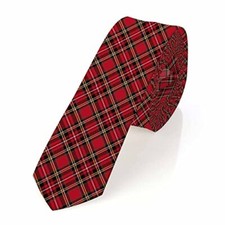 Men's Ties Novelty Tie Necktie for Men Teen Boys Red Black Green Plaid