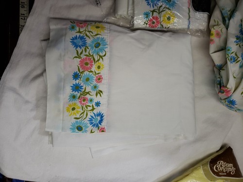 De Colección Sábana/Mezcla Funda de Almohada Subvenciones SIN HIERRO MUSELINA FLORAL Doble Hoja Plana 1022 - Imagen 3 de 6