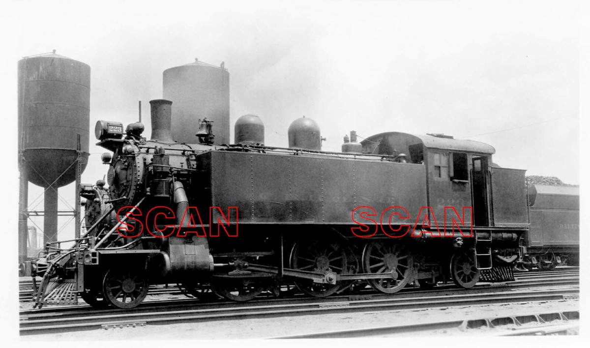 1A114 RP 1935/60s NEW JERSEY CENTRAL RAILROAD 262T LOCO #223 1A114 RP 1935/60s NEW JERSEY CENTRAL RAILROAD 262T LOCO #223