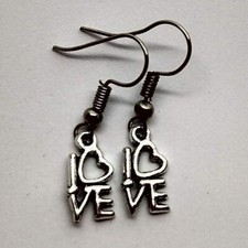 Love Cute earrings heart love