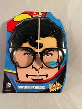 Superman Shades Sunstaches DC Comics Fancy Dress Up Halloween Costume Accessory