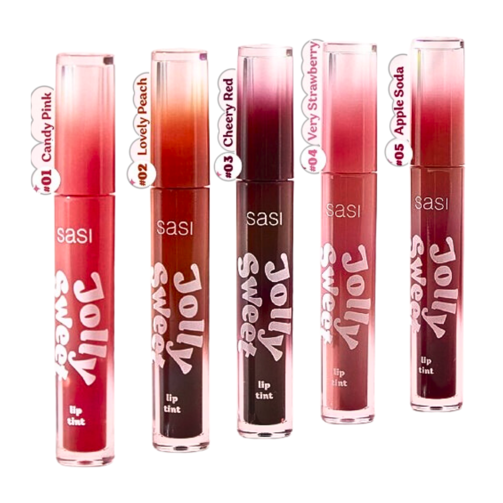 LIP×LIP まとめ売り Sasi Lip Tint Jolly Sweet Lipstick Long Lasting Moisturized
