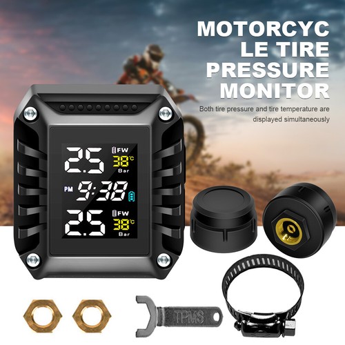 Mini Tyre Temperature Detector Convenient Tire Pressure Gauge for Car Motorcycle - Picture 2 of 12
