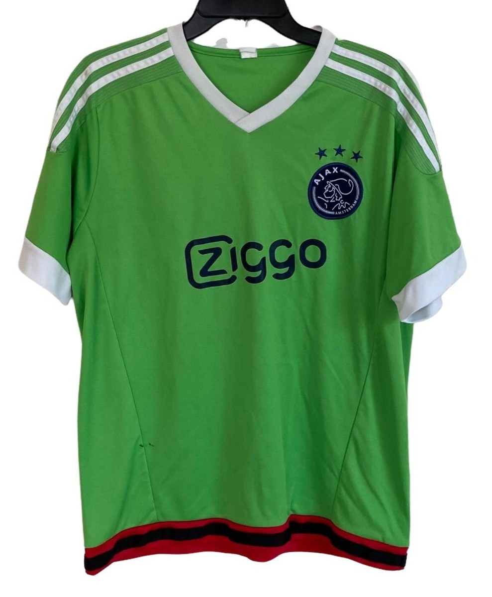 【新品】アヤックスAjax-adidas jersey green Mサイズ AJAX Amsterdam Number 8 Away Football Jersey Soccer Green