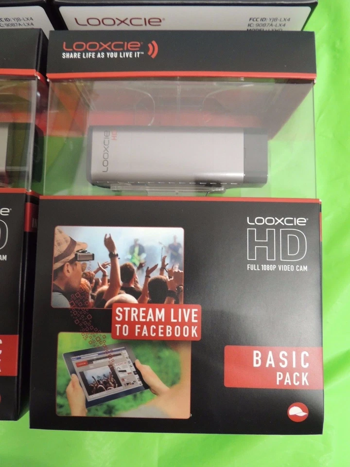 批量 6 件 Looxcie 基本款包 高清 全 1080P 相机 运动摄像机 / 电池过期 — 第 2/4 张图片