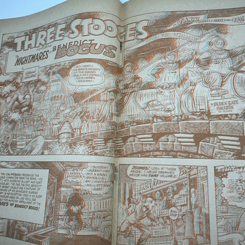 ST JOHN COMICS THREE DIMENSION COMICS THREE STOOGES #2 OCT 1953 W/O GLASSES - Picture 9 of 11