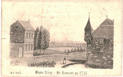 CPA- Carte Postale Belgique- Vieux Liège Saint Laurent en 1735 illustration 1901 - Photo 1/2