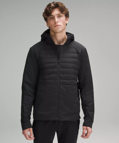 Lululemon Down For It All 700-Fill Hooded Jacket Hoodie Mens Black Size M Medium