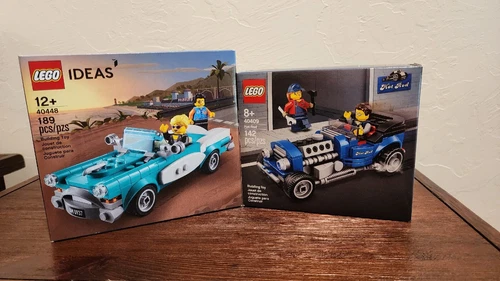 LEGO Vintage Car (40448) & Hot Rod (40409) NEW! SEALED!