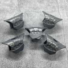 5Pack Gray Cuirass Armor Blocks Accessories for Minifigures | gA14356