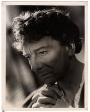 John Gielgud Signed 8 x 10 Photo 1960s / Autographed Actor