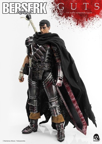 threezero Guts Black Swordsman Berserk Action Figure from Japan - Picture 2 of 24