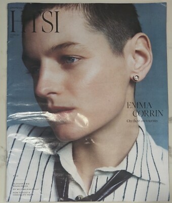 UK's HTSI Magazine Emma Corrin Cover Feb Jan 2024 - FT How To Spend It