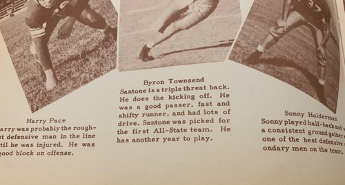 1947 Odessa HS TEXAS HAYDEN FRY Iowa State LA RAMS Byron Townsend Anuario Campeón - Imagen 6 de 7