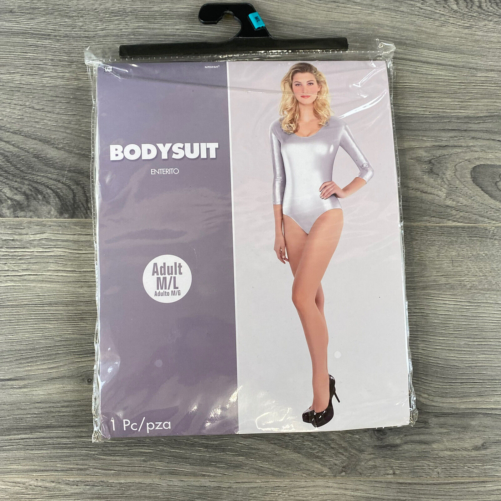 Bodysuit Suit Yourself Silver Fancy Dress Up Halloween Sexy Adult M/L Costume-image