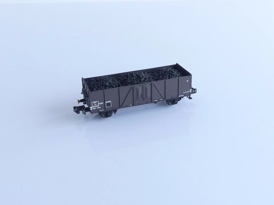 ARNOLD HN6491-1 WAGON TOMBEREAU A ESSIEUX CHARGE DE LA SNCF Ep III - Photo 3/4