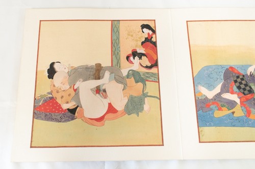 Shunga Japanese Paint Art Book Ukiyoe (072) - Picture 2 of 16