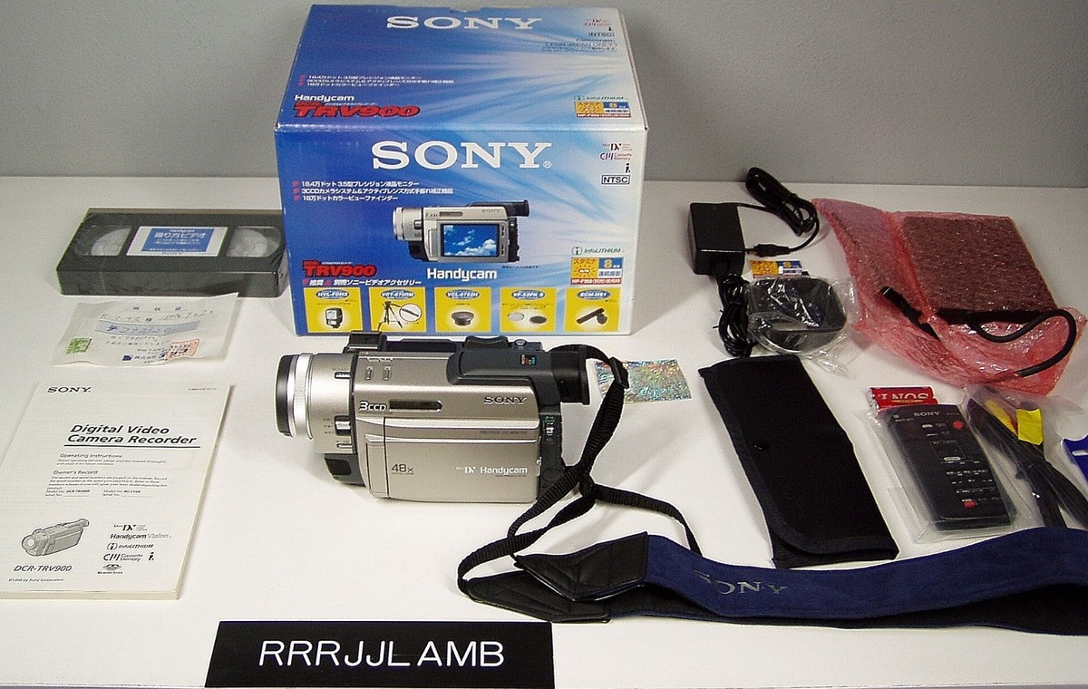 SONY　DCR-TRV900　MiniDV対応 Sony DCR-TRV900 Handycam MiniDV Camcorder NOS w Box in Japanese