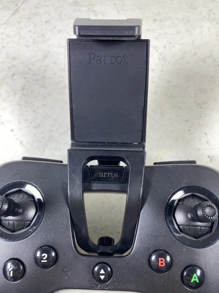 OEM Parrot Flypad Drone Controller w/ Phone Holder Black Works - Image 4 of 4
