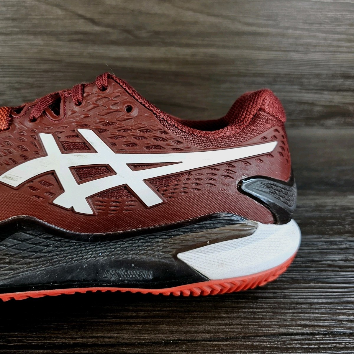 ASICS Solution Speed FF 2 Antique Red Tennis Shoes - Men's Size 7