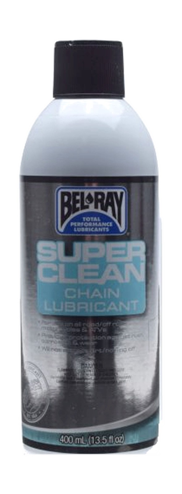 Graisse chaîne moto Bel-Ray Super Clean 400ml idéale pour longs voyages