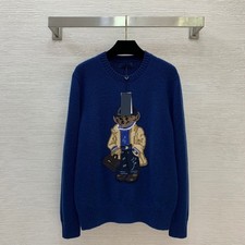 2025 winter hot sales runway show embroidery wool   weave sweater SML