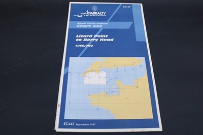 Admiralty Small Craft Charts SC442 Lizard Point to Berry Head Marine Chart Map