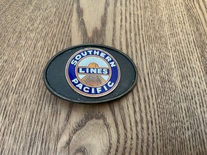 Southern Lines Pacific Railroad Belt Buckle by The Great American Buckle Co 1981