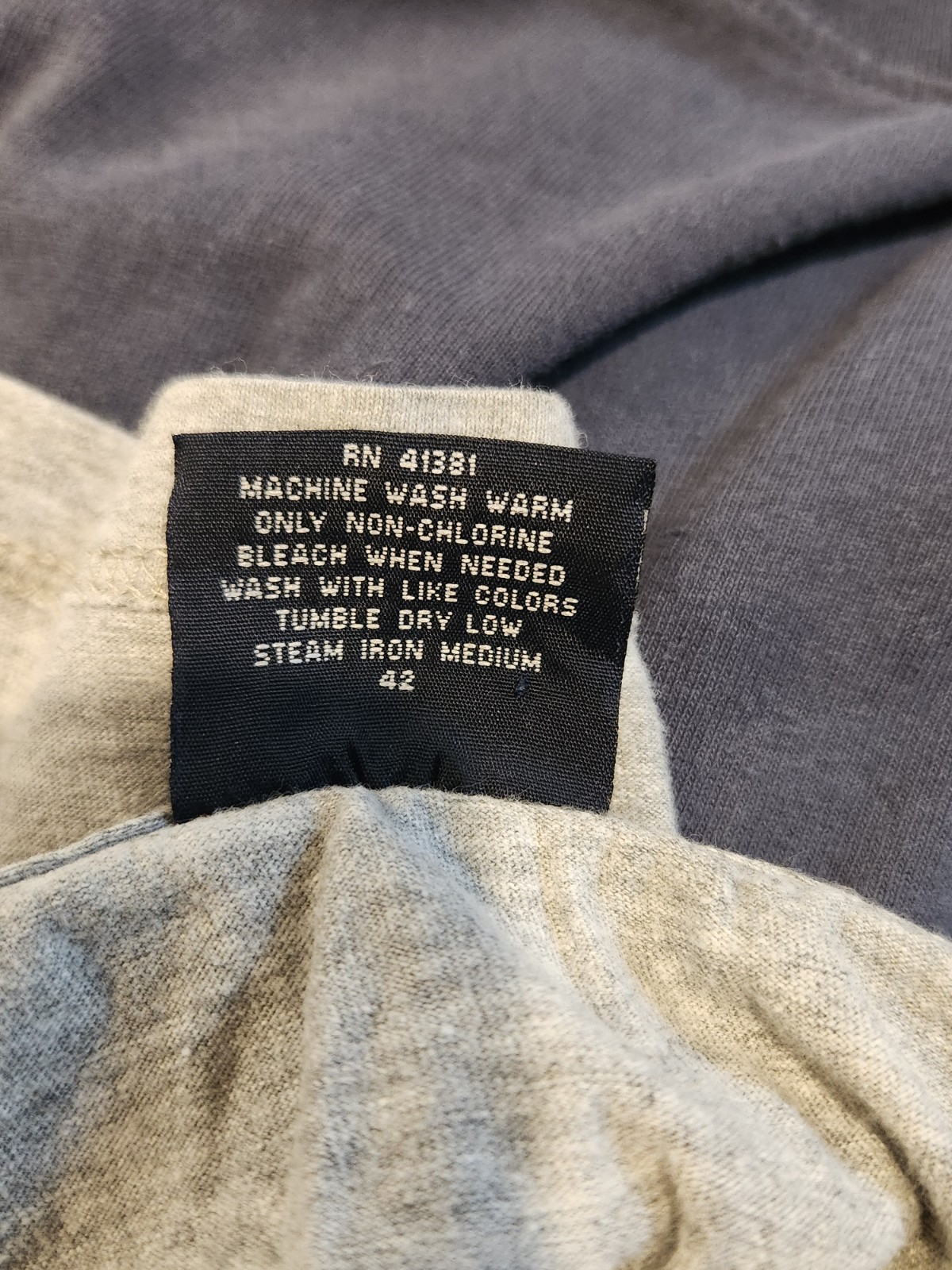 Polo Talph Lauren XL maglietta uomo grigia manica corta RN 41381 blu pony