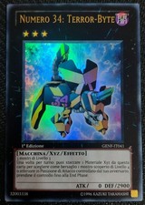 Yu-Gi-Oh Numero 34 Terror-Byte GENF-IT041 Ultra Rara ITA Prima Edizione zexal