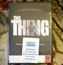 The Thing DVD Movie R Horror Sci-Fi Winstead Widescreen Deleted Scenes ex lib