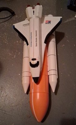 Vintage Funrise NASA Big Space Shuttle Rocket (Discovery) 1994 Lights Sounds 
