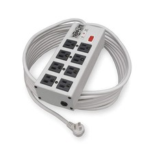 TRIPP LITE ISOBAR825ULTRA Surge Protector Strip,8 Outlet,Gray 2GZR3
