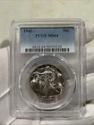 GRADED 1942 Walking Liberty Half Dollar PCGS MS64 Silver American Coin