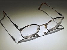 Vintage 90s Titmus Z87 Safety Glasses CS97 EXT3 Round Rim Titanium Tortoise VTG