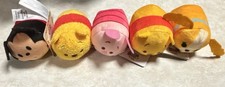 Tsum Tsum Lot Of 5 Plush Toys Mickey Mouse Piglet Winnie The Pooh