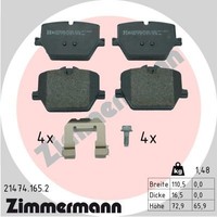 Zimmermann BremsbeläGe Bremsbelagsatz FüR Bmw 3Er Touring G21 G81 Z4