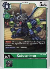 Digimon TCG Kabuterimon Uncommon Starter Deck 04: Giga Green ST4-08 U