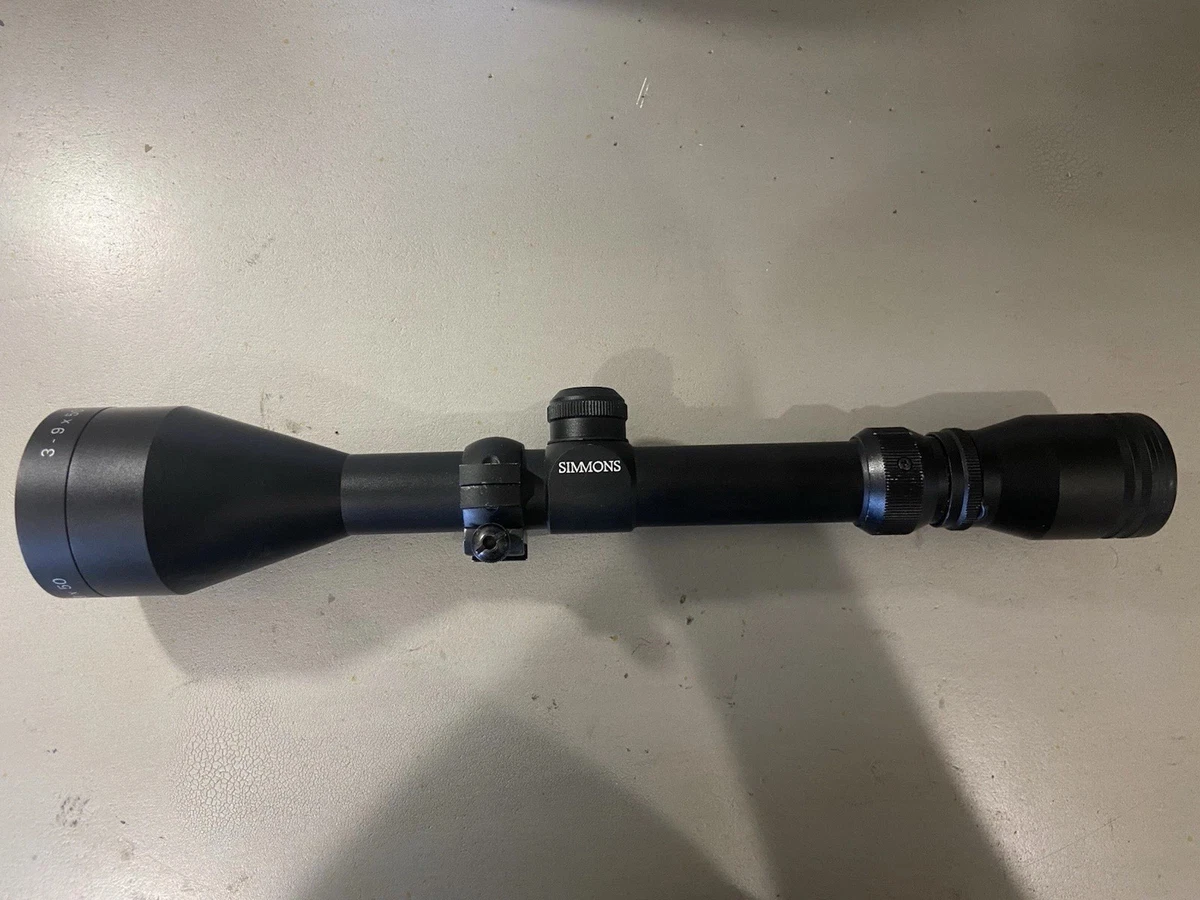Simmons Black Hunting Rifle Scopes 9x Maximum Magnification for