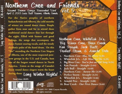NORTHERN CREE SINGERS - NORTHERN CREE & FRIENDS, VOL. 5: LONG WINTER NIGHTS NEW 