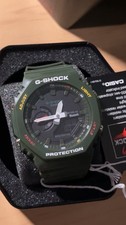 Casio G-SHOCK GA-2100 Analog/Digital Green Resin Bluetooth 200m Box Manual